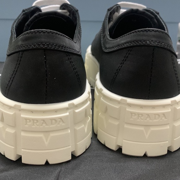 Prada Black and White Sneakers - Picture 3 of 5